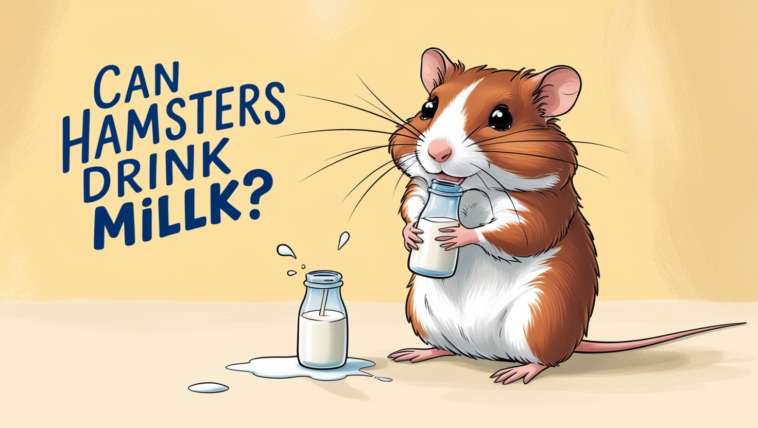 Can Hamsters Drink Milk?