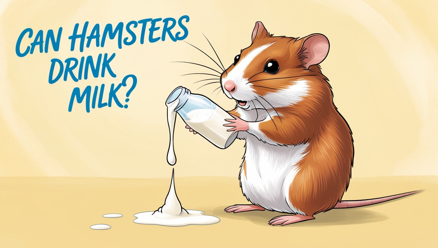 Can Hamsters Drink Milk?