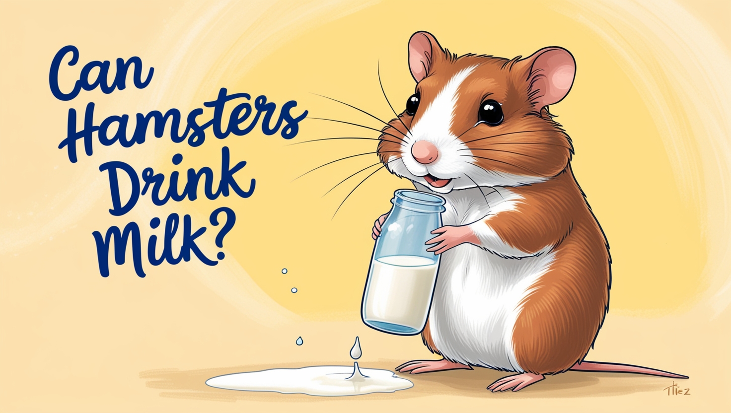 Can Hamsters Drink Milk?