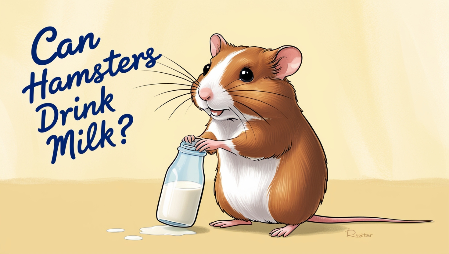 Can Hamsters Drink Milk?