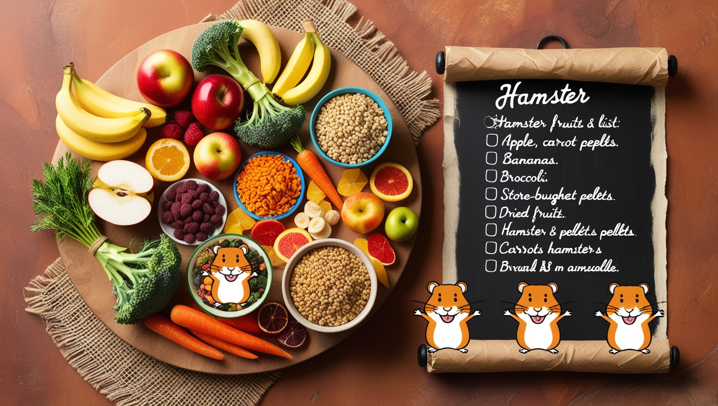 List of acceptable hamster food