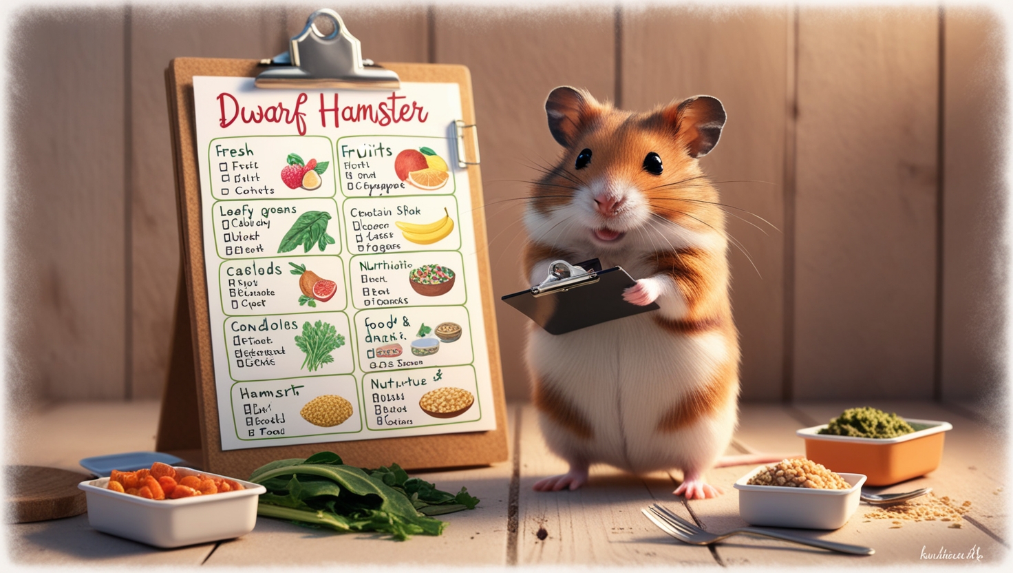 Dwarf Hamster Food List