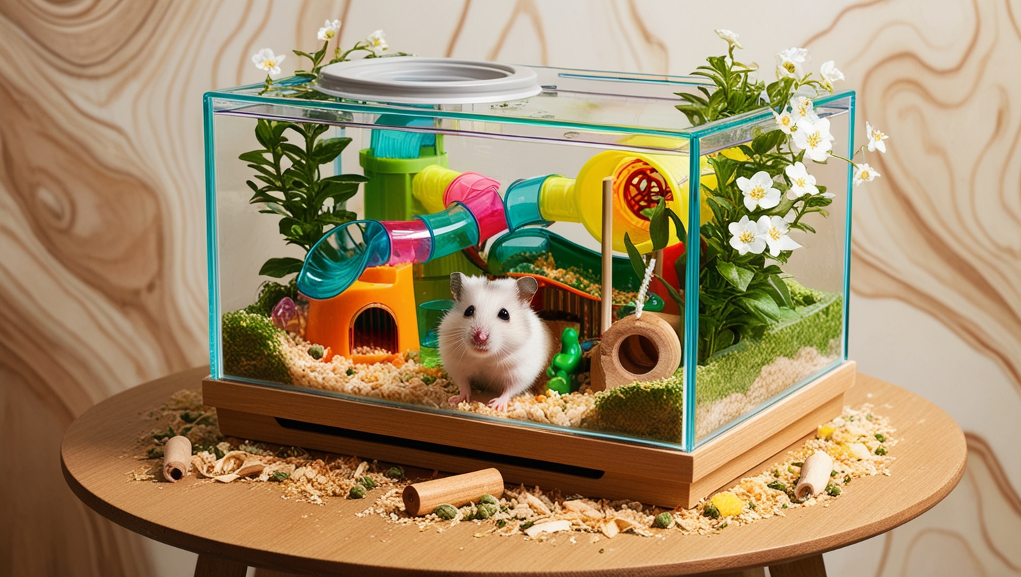 Hamster cage tank