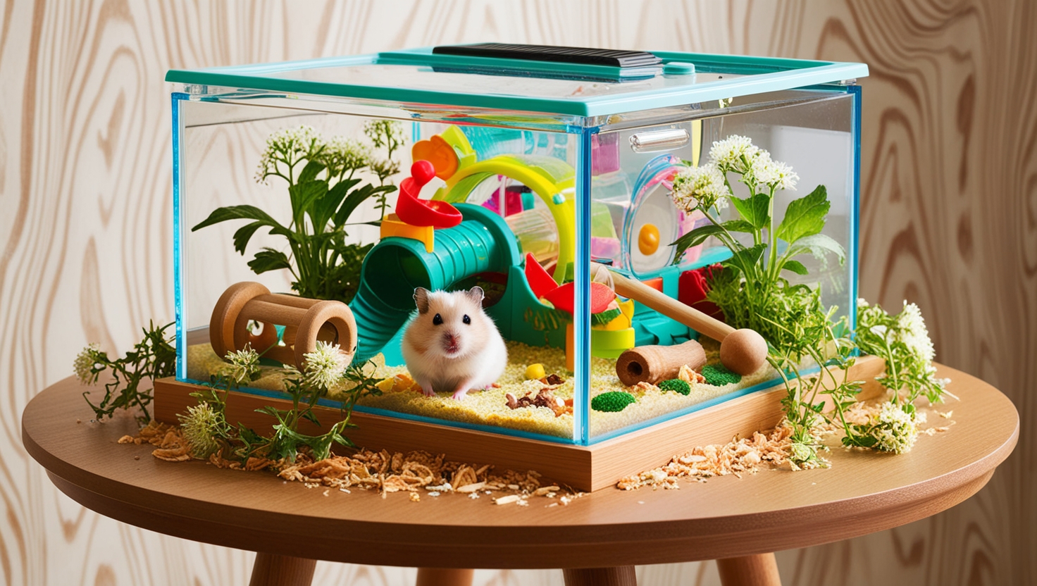 Hamster cage tank