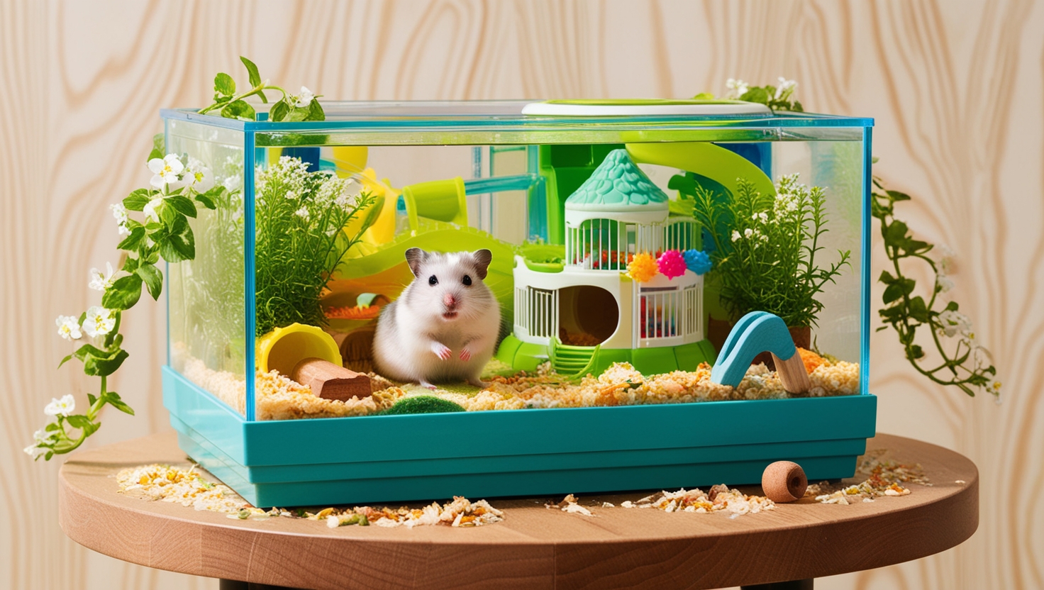 Hamster cage tank